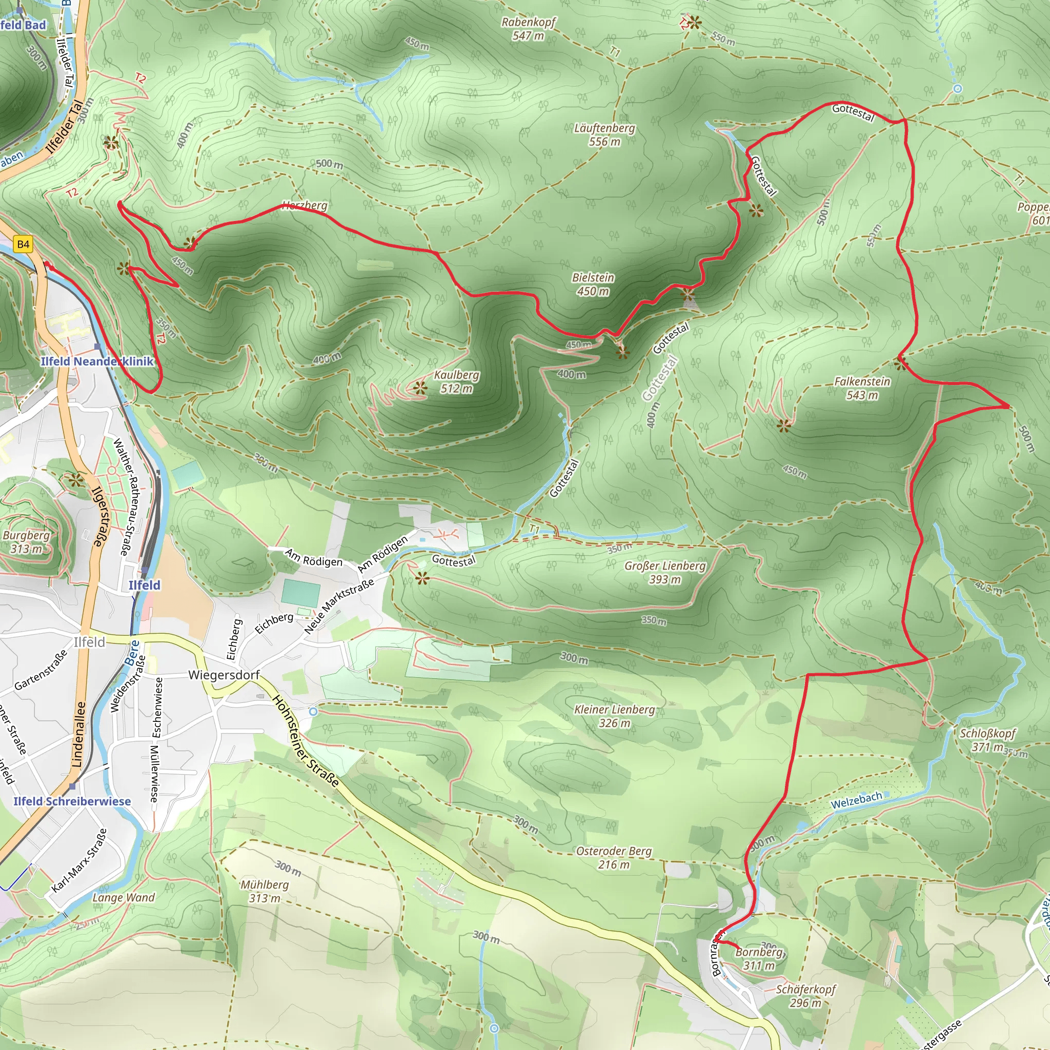 Bornberg Walk mobile static map