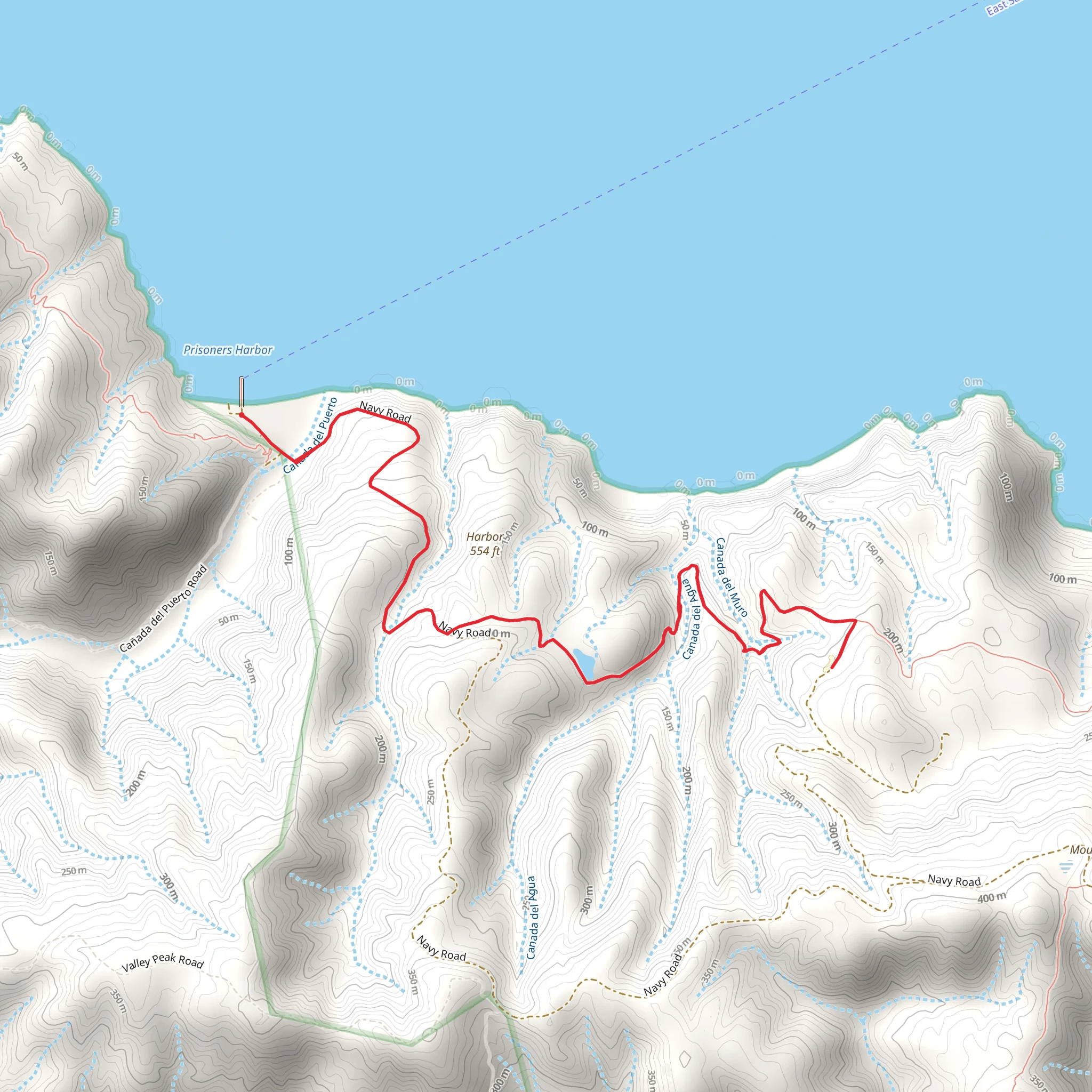 Harbor - Del Norte Trail mobile static map