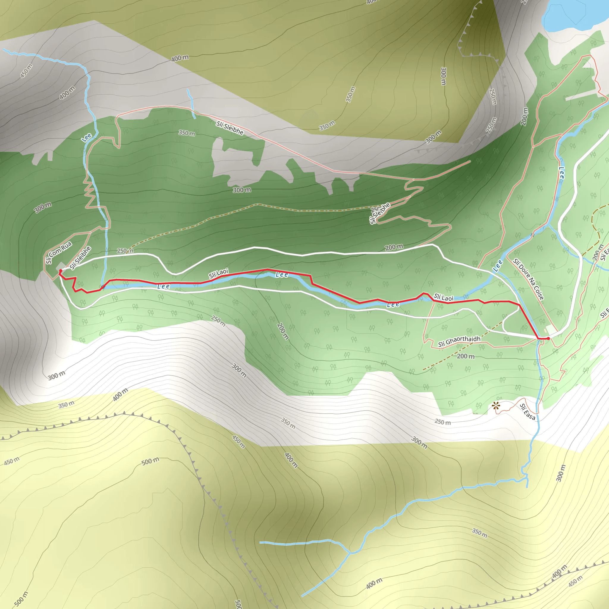 Gougane Barra - Sli Laoi mobile static map