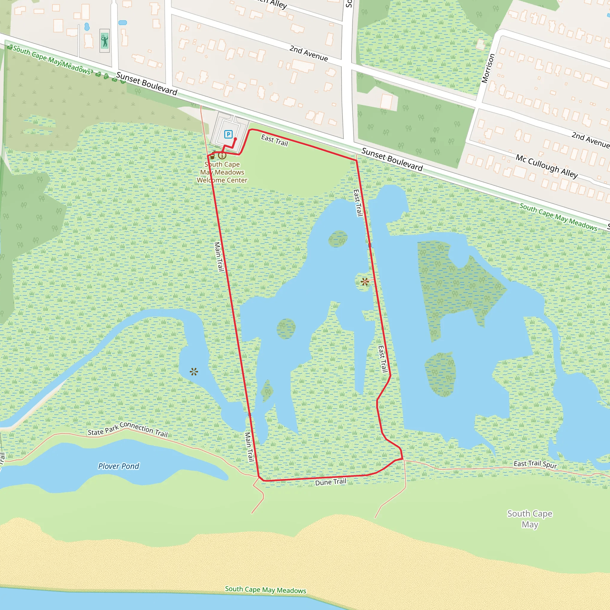 Oak Street Loop mobile static map