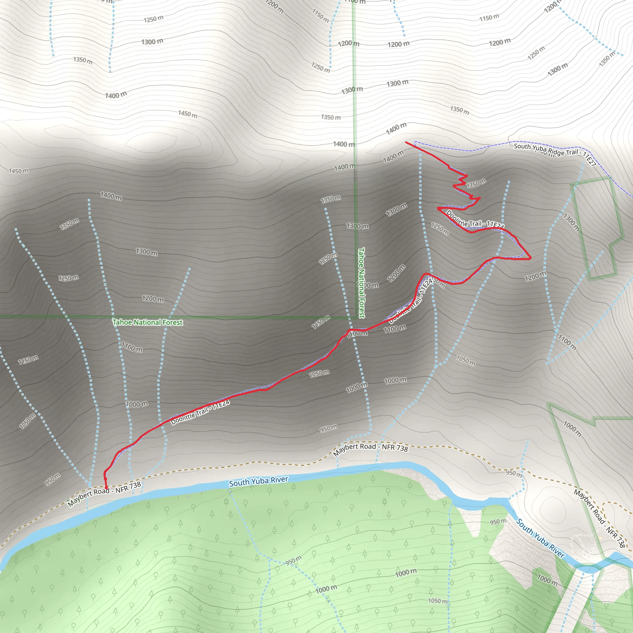 Doolittle Trail mobile static map