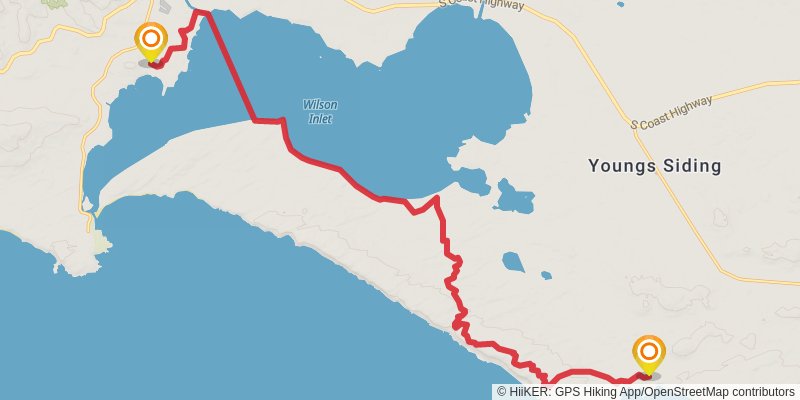 Bibbulmun Track stage 47 Map