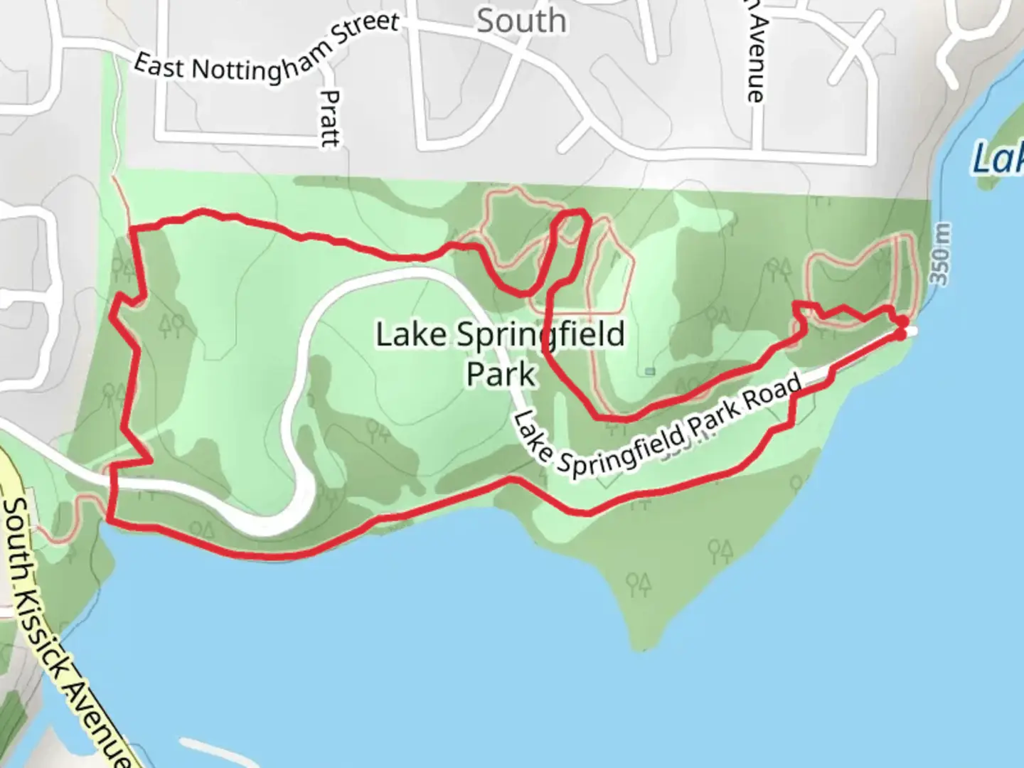 An image depicting the trail James River and Greenway Trail and its surrounding area.