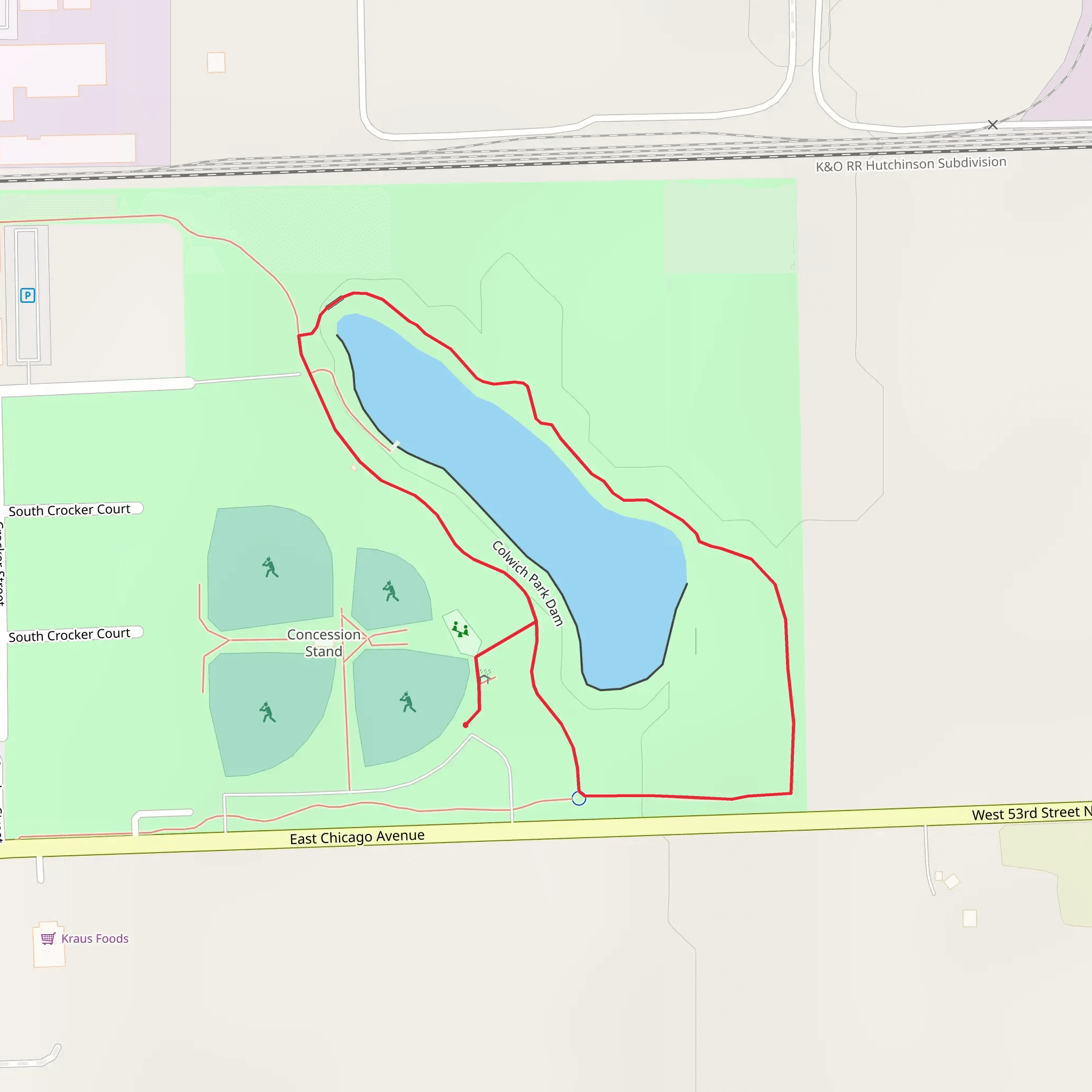 East Chicago Avenue Loop mobile static map