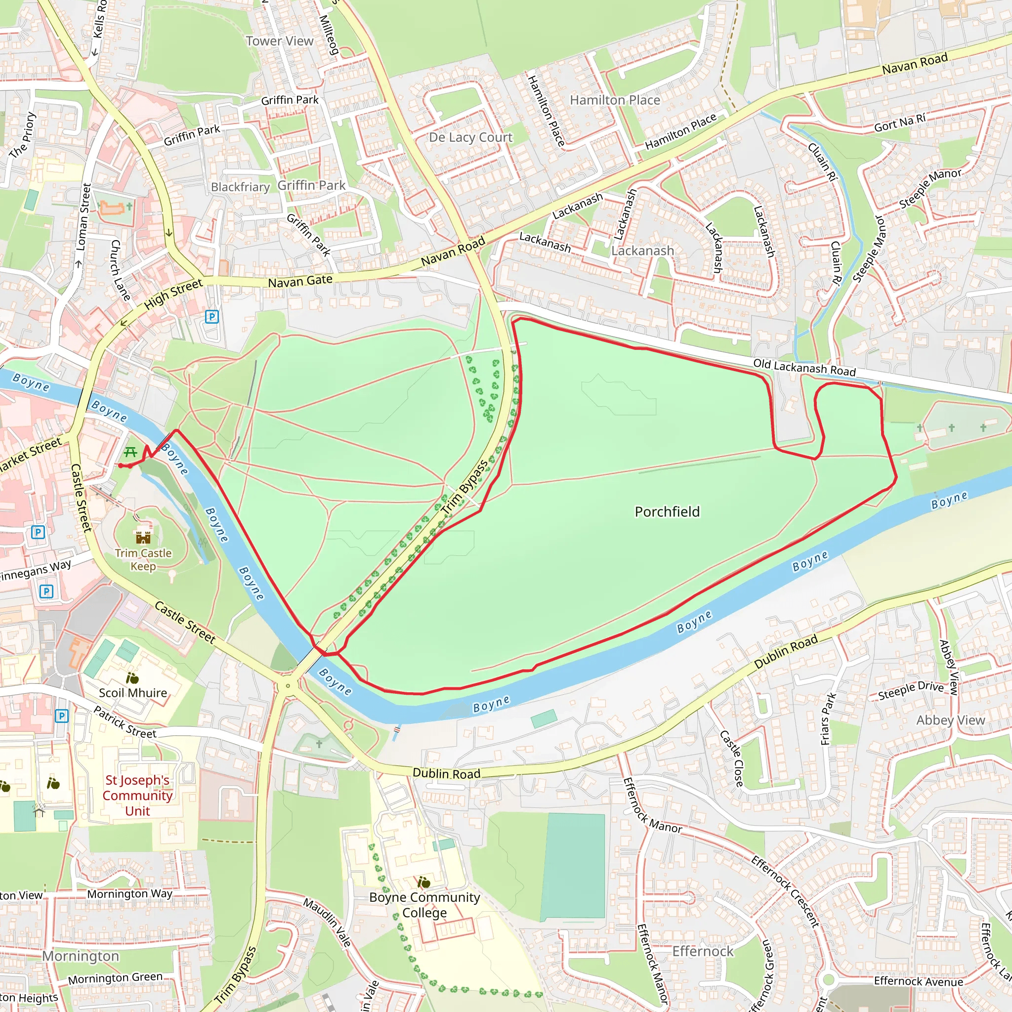 Trim Porch Field Family - Buggy Friendly Walk mobile static map