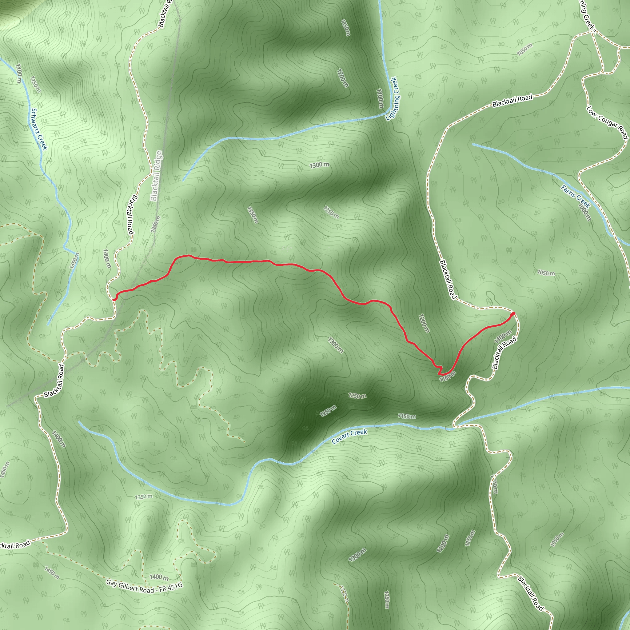 Blacktail Connection mobile static map