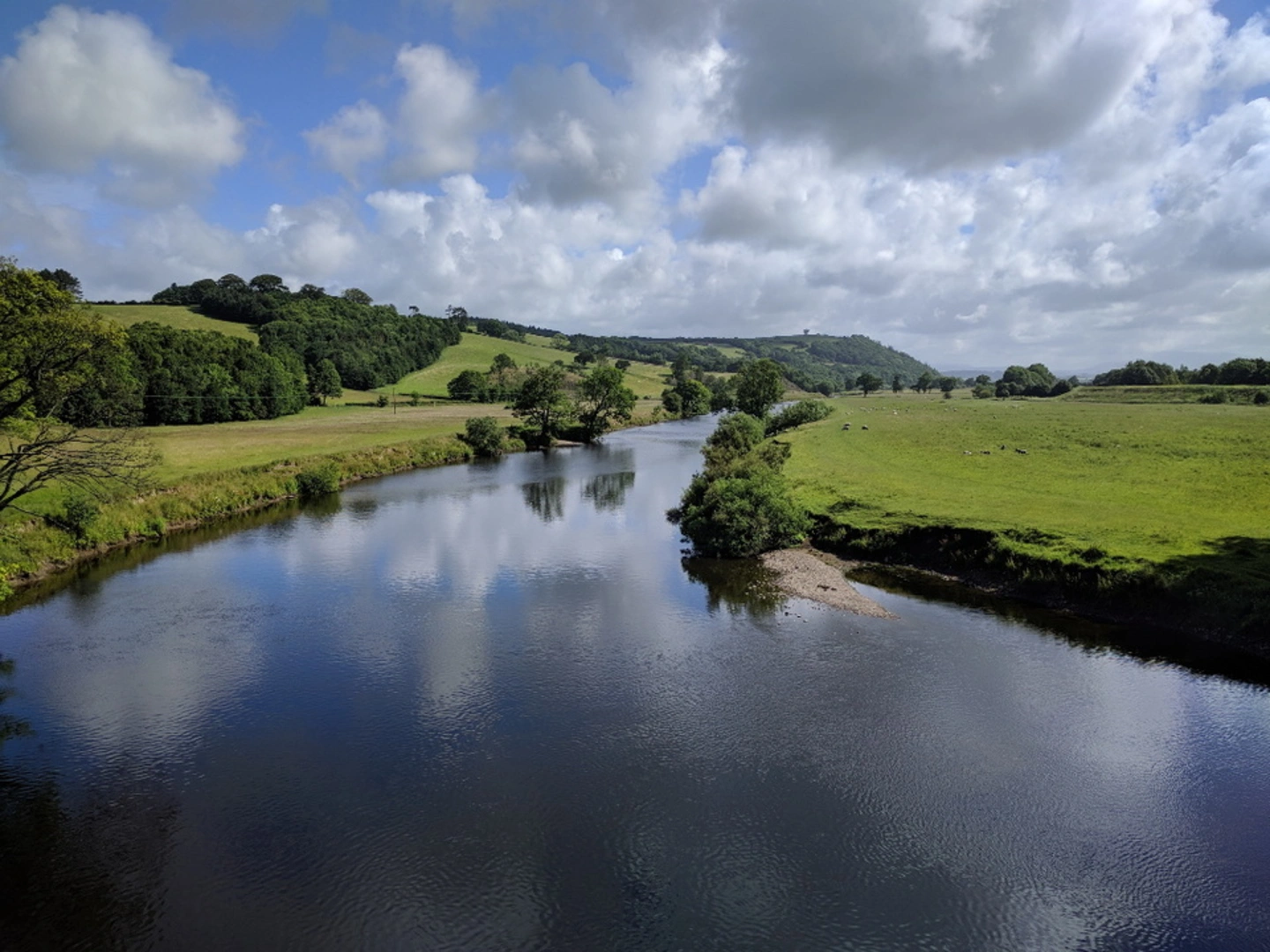 An image depicting the trail Lancaster to Caton and its surrounding area.