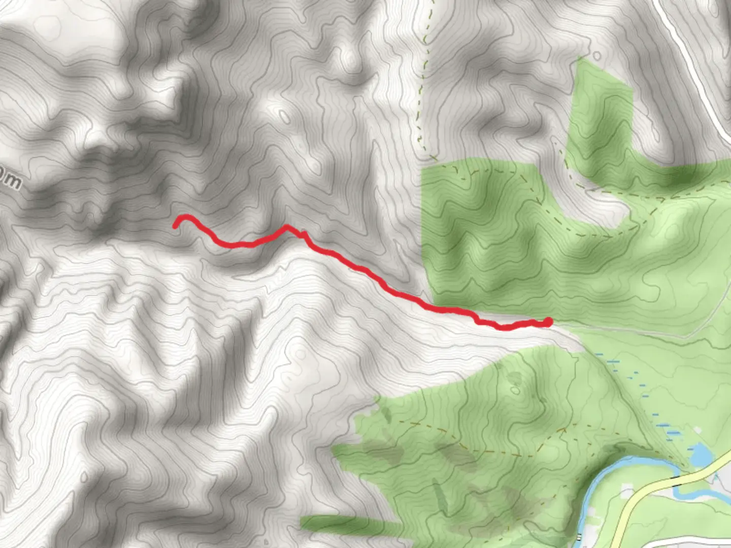 An image depicting the trail Shallow Creek Trail and its surrounding area.