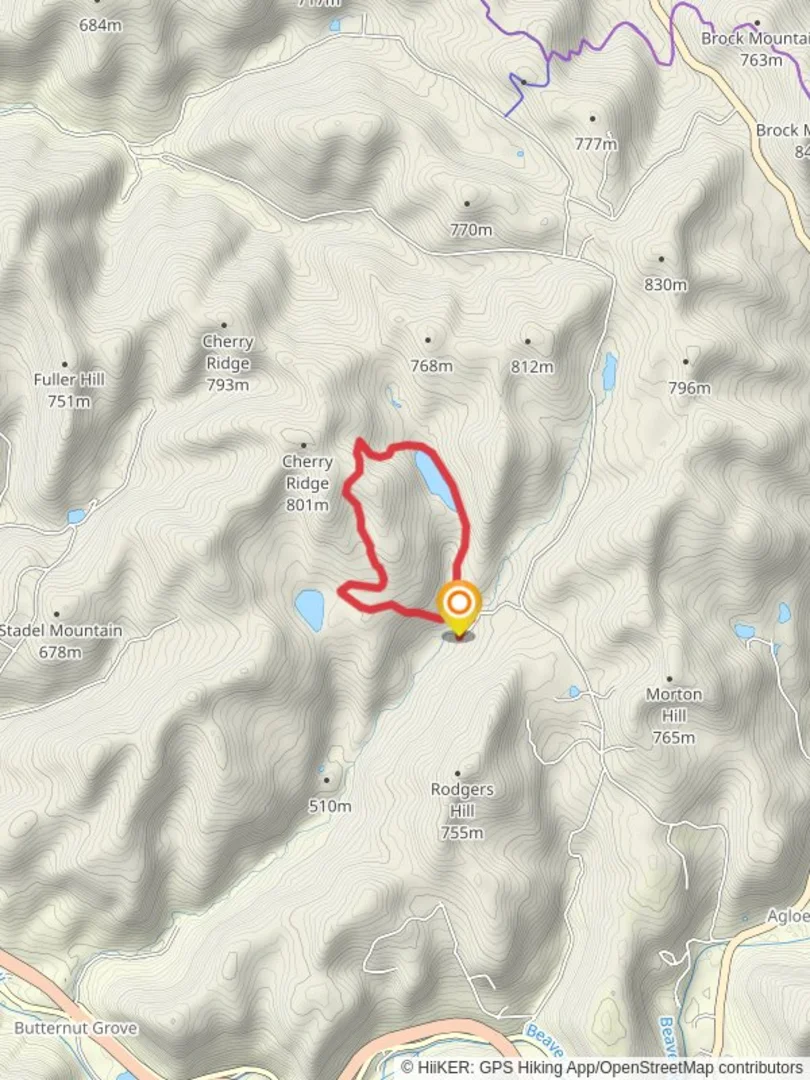 An image depicting the trail Cables Lake - Trout Pond Loop and its surrounding area.