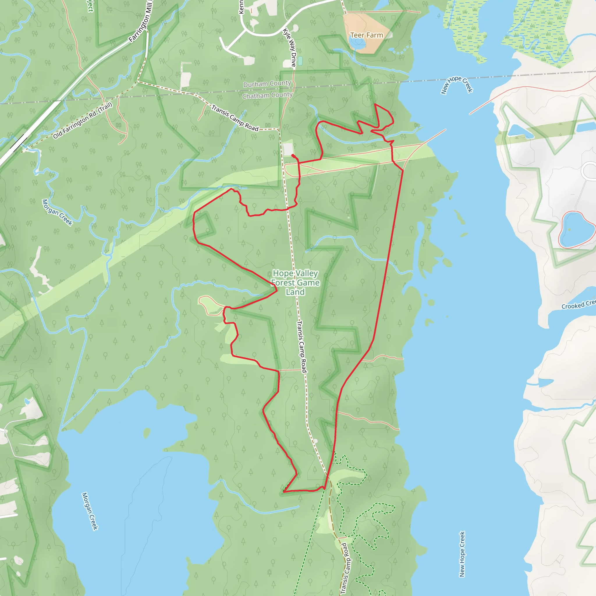 Jesse Mason Family Cemetary Loop mobile static map