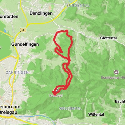 Heuweiler and Robkopf Loop mobile static map