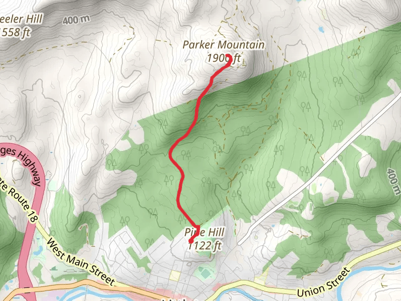 Pine Hill to Parker Mountain Trail