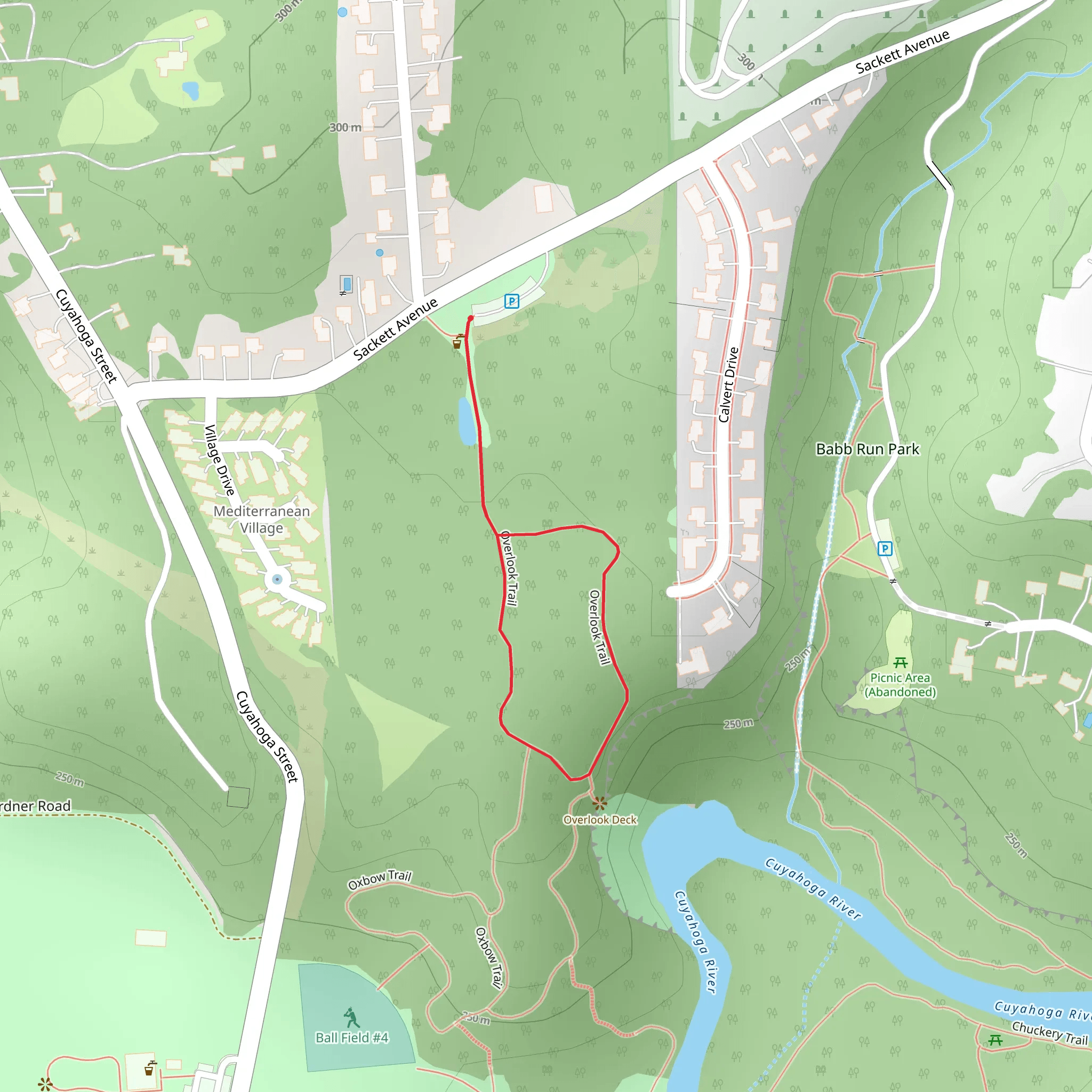 Overlook Loop Trail mobile static map