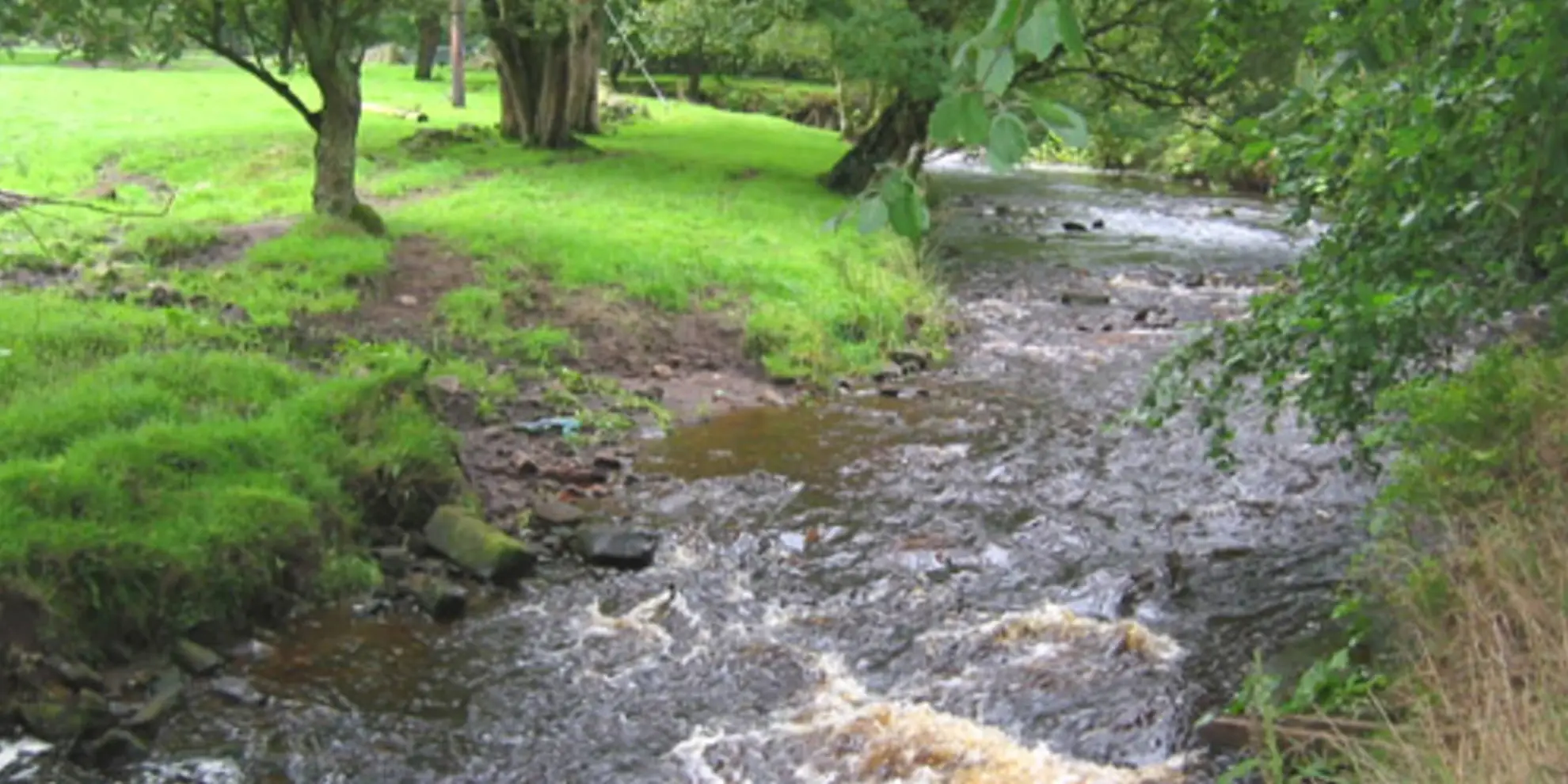 An image depicting the trail Gradbach - Danebridge - Hanging Stone and Lud's Church and its surrounding area.
