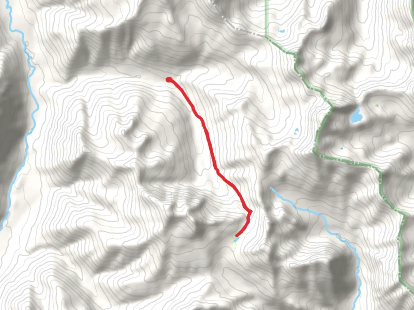An image depicting the trail Gallagher Head Lake and its surrounding area.