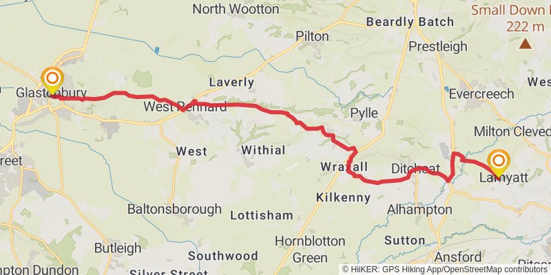 Land's End Trail stage 5 Map