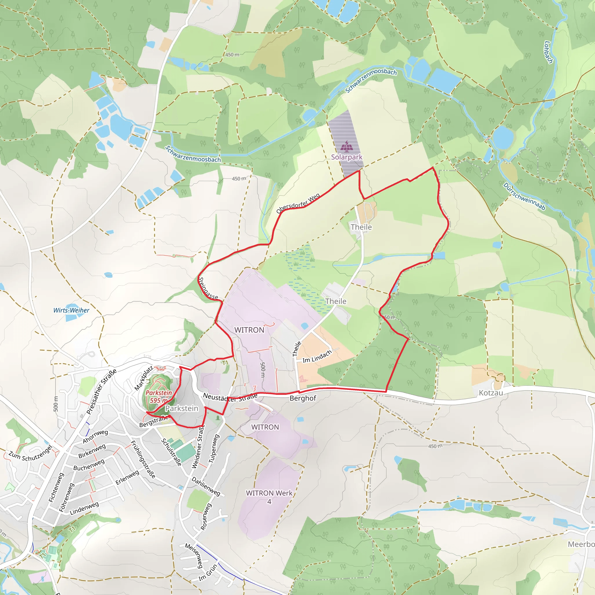 Parkstein Ringweg 2 mobile static map