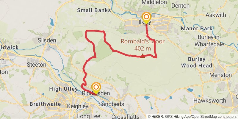 Stanza Stones Trail stage 4 Map