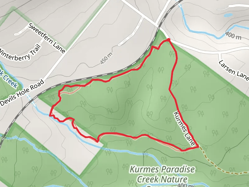 Kurmes Lane and Tank Creek Loop