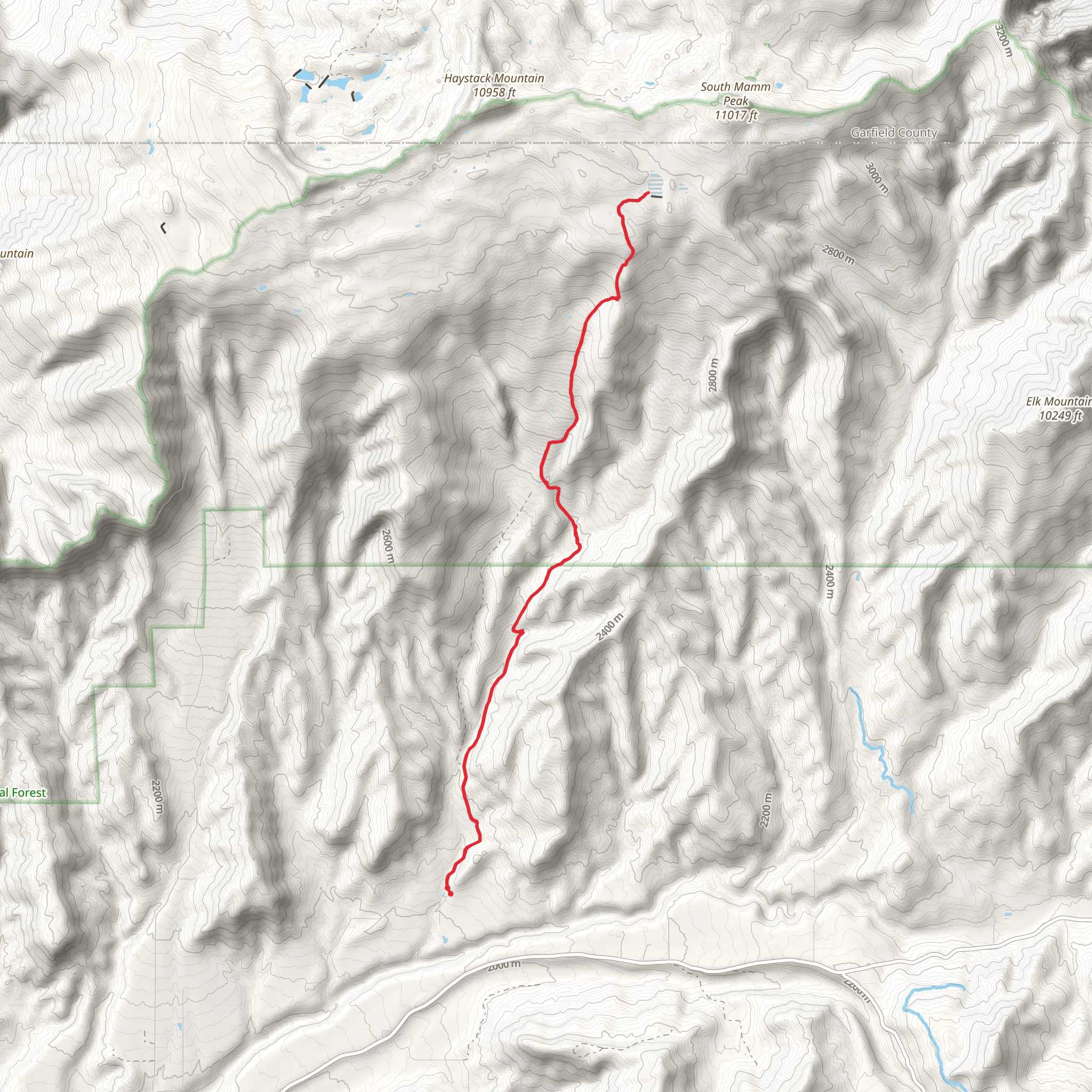 Hawkhurst Reservoir via Hawkhurst Trail mobile static map
