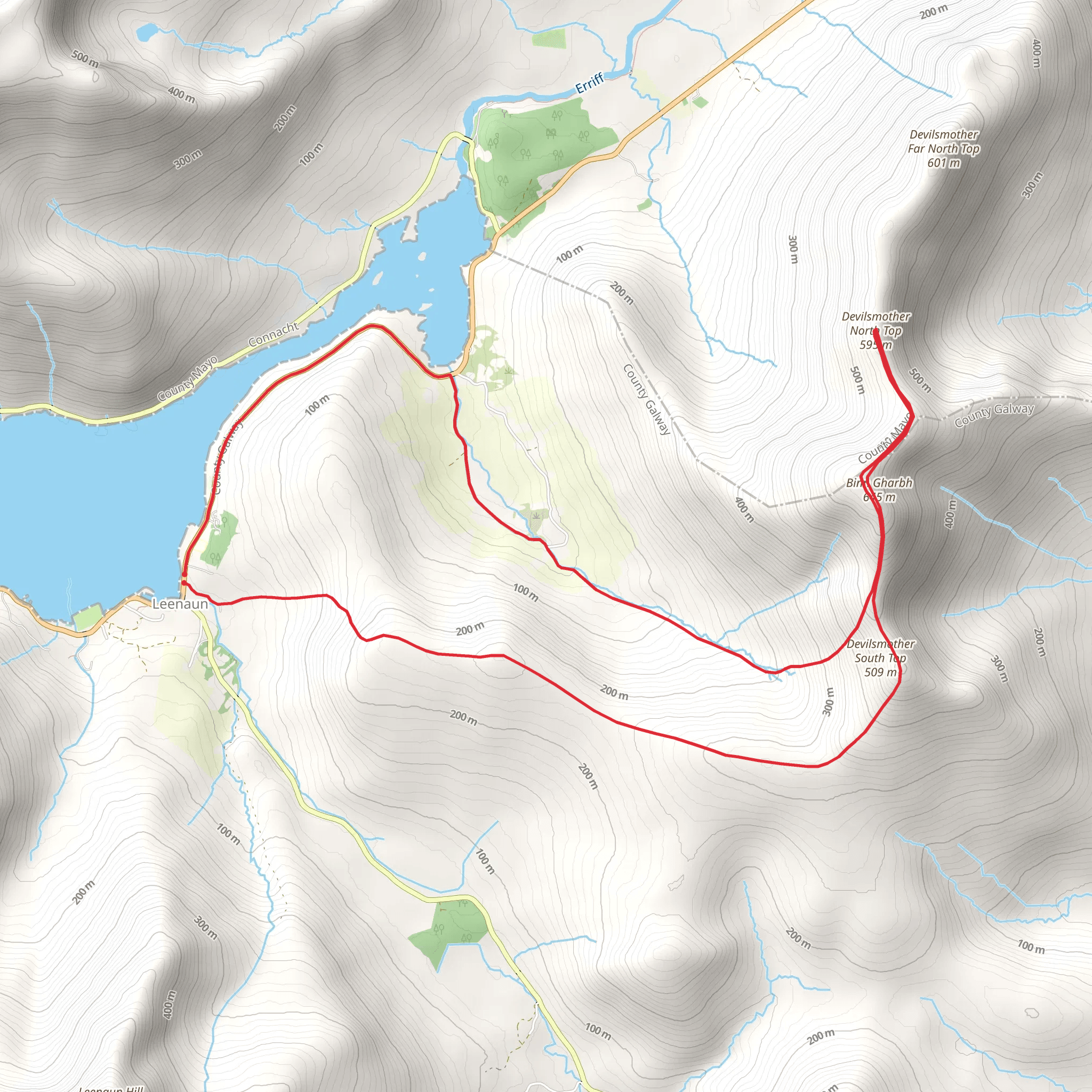 Devil's Mother Mountains Loop mobile static map