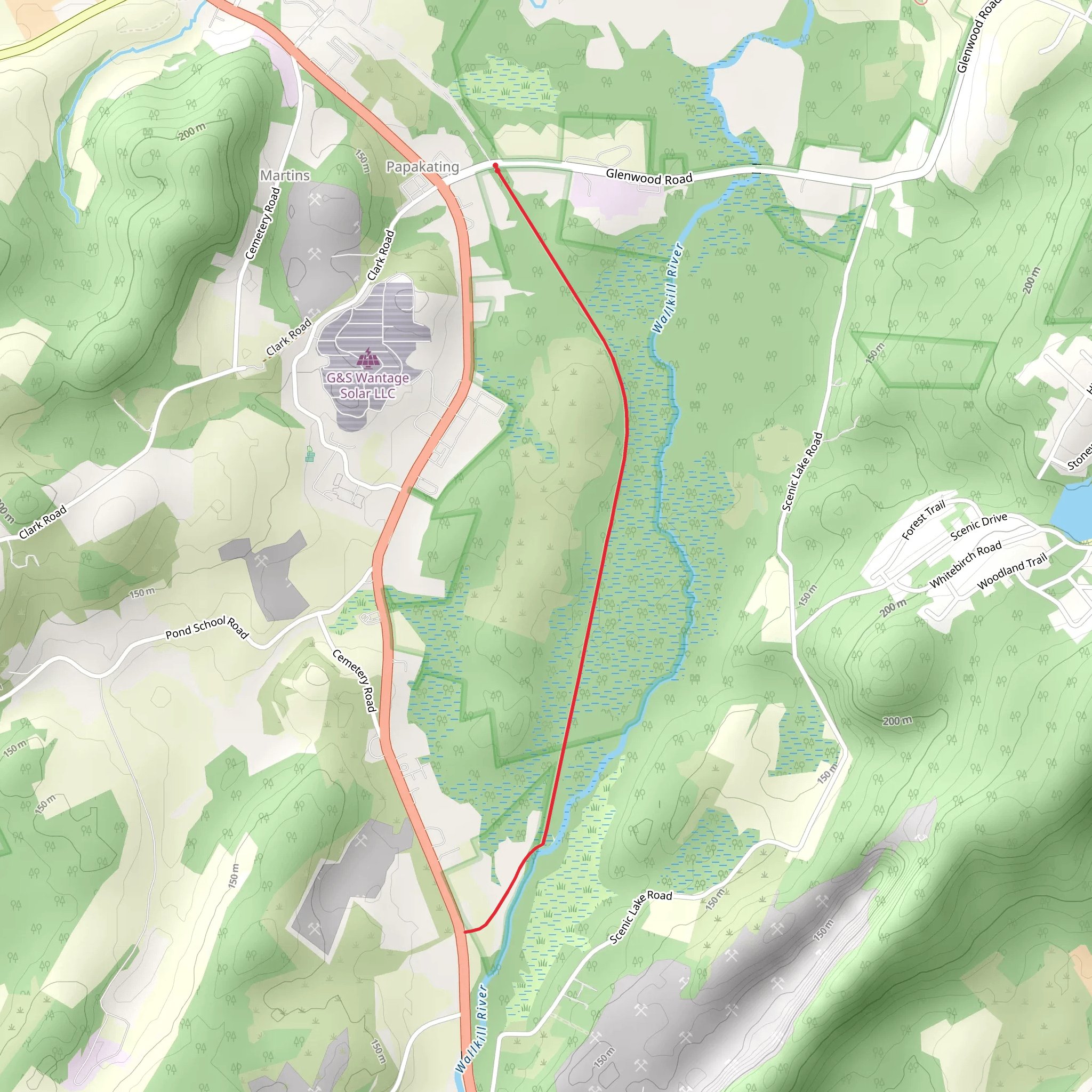 Wood Duck Nature Trail mobile static map