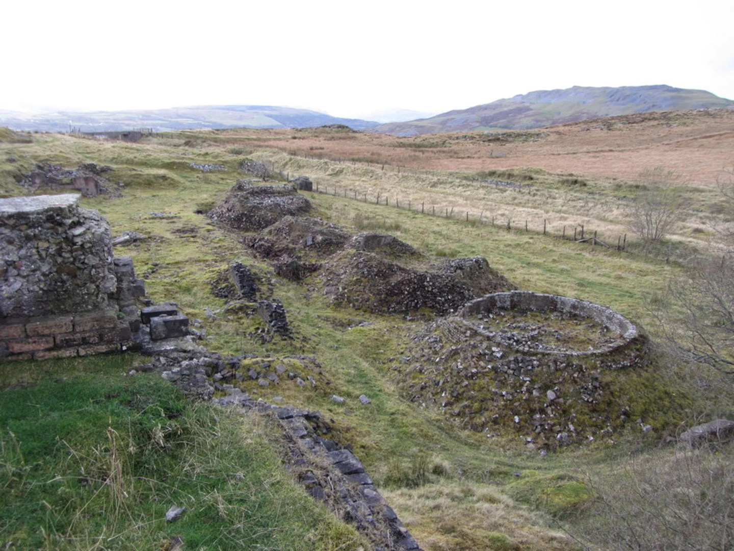 An image depicting the trail Penwyllt Circuit and its surrounding area.