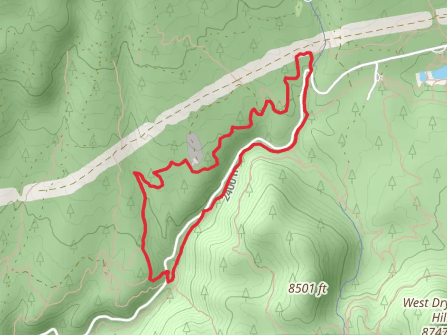 An image depicting the trail Arizona Trail and Schultz Creek Trail Loop and its surrounding area.