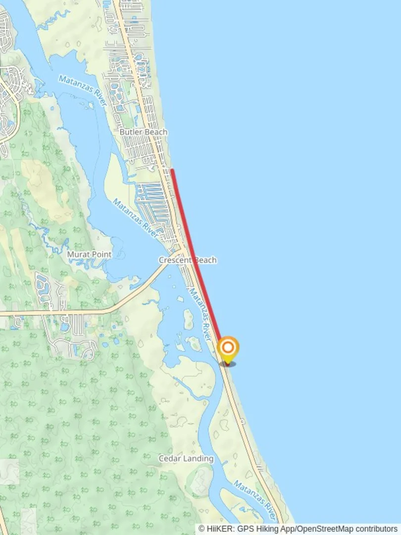 An image depicting the trail Crescent Beach Walk and its surrounding area.