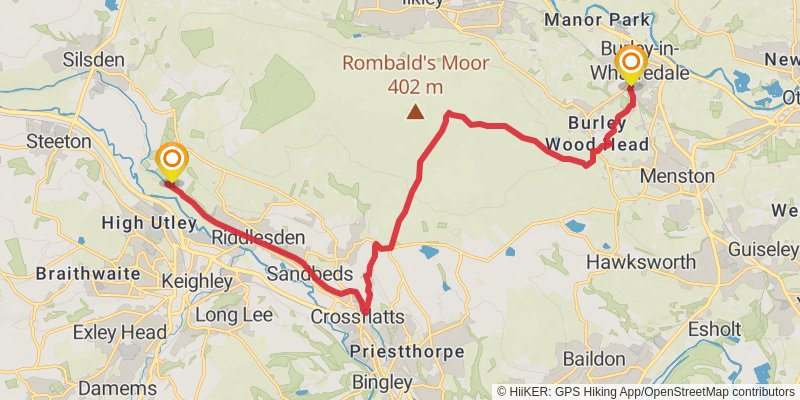 Burley Bridge Circular Trail stage 2 Map