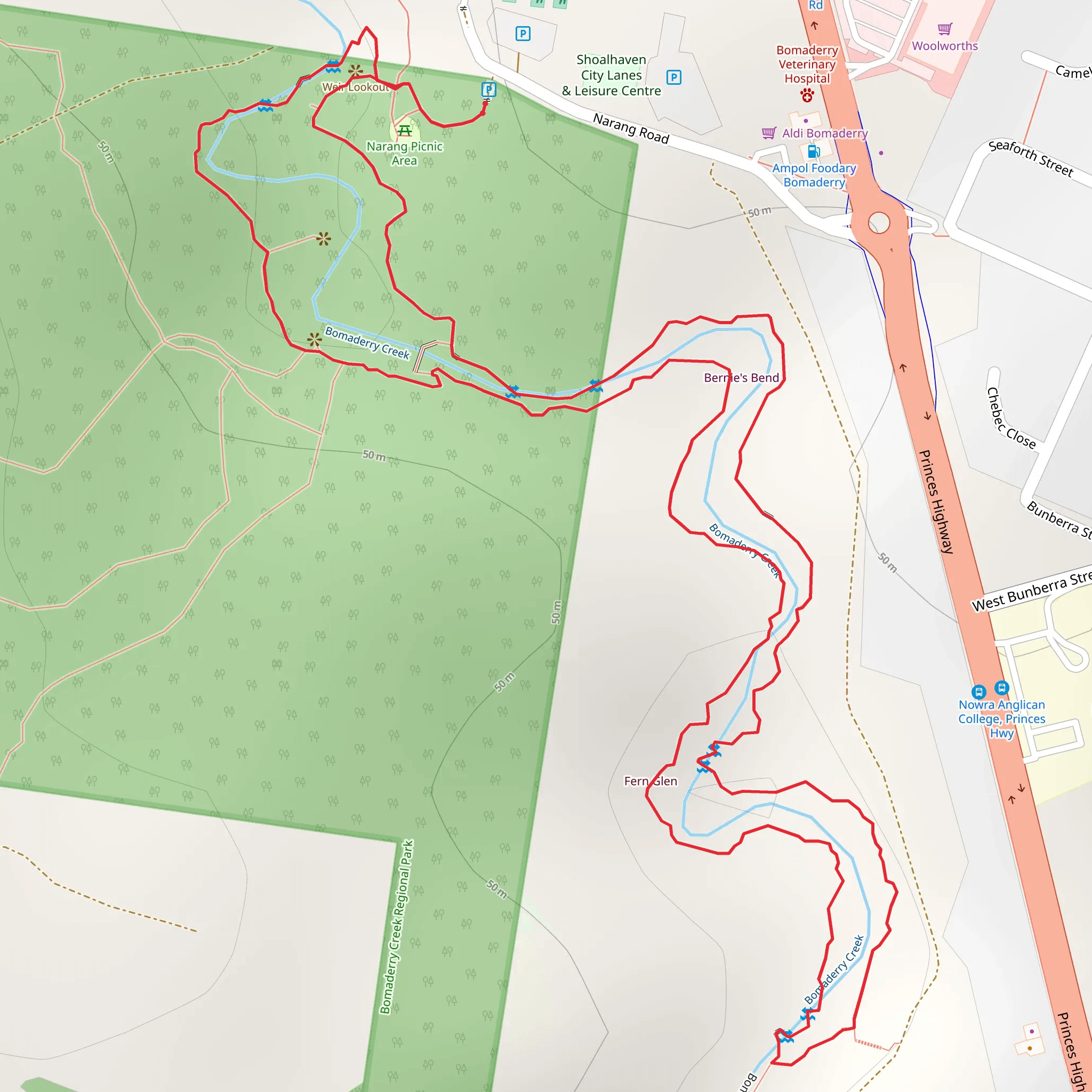 She - Oak Crossing Walk mobile static map