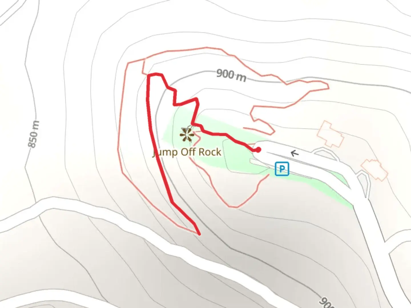 An image depicting the trail Laurel Park Highway and its surrounding area.