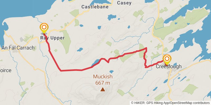 Slí Cholmcille stage 6 Map
