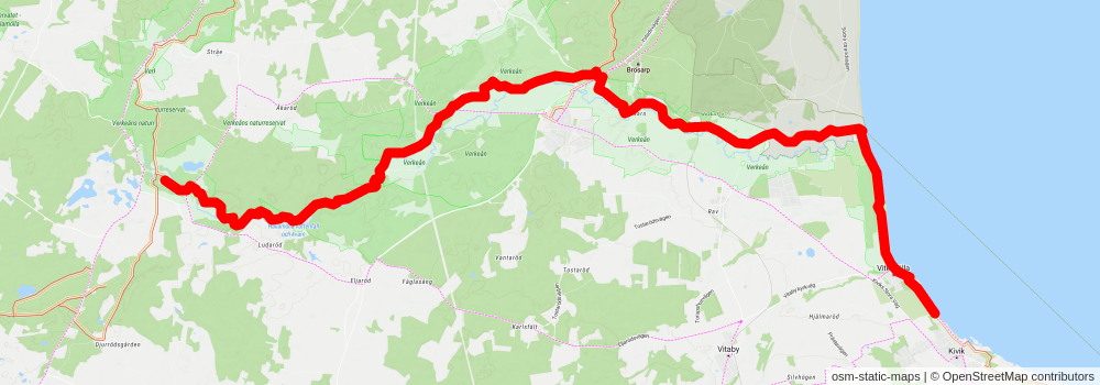 Skåneleden 4 stage 5 Map