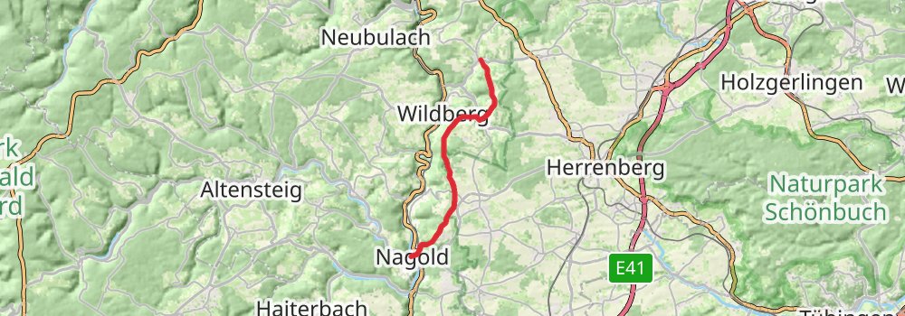Gäurandweg stage 4 Map