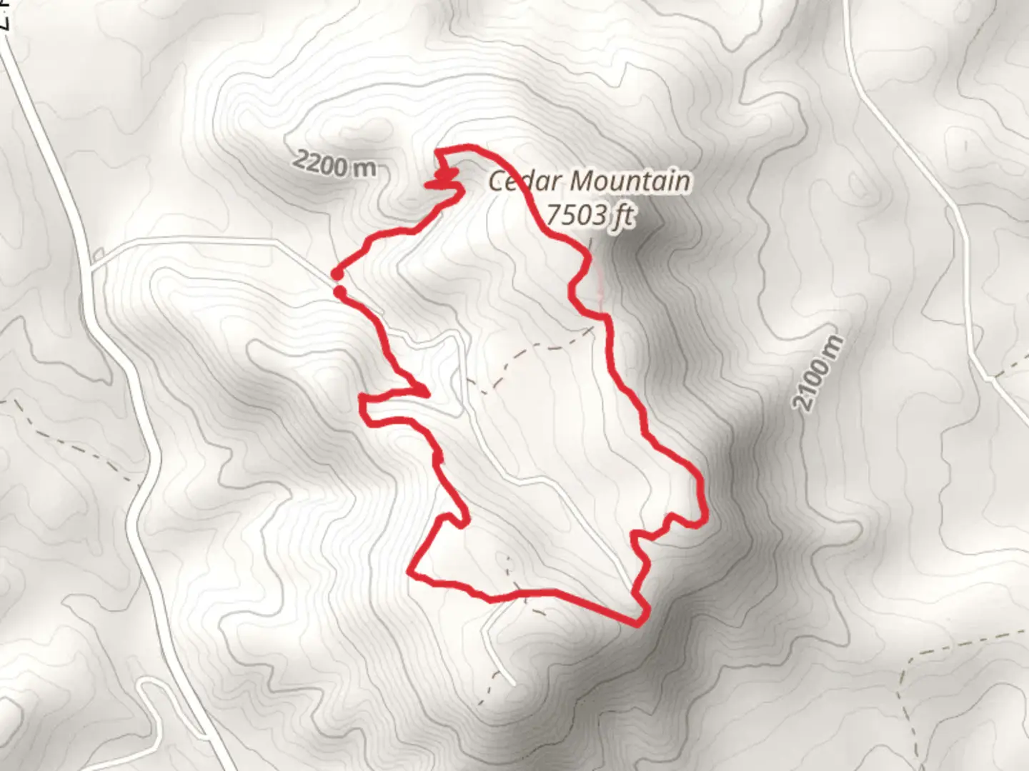 An image depicting the trail Stearns Loop Trail and its surrounding area.
