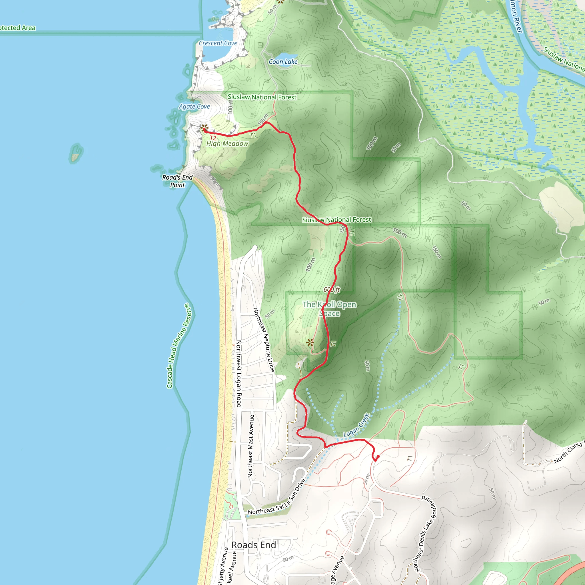 God's Thumb mobile static map