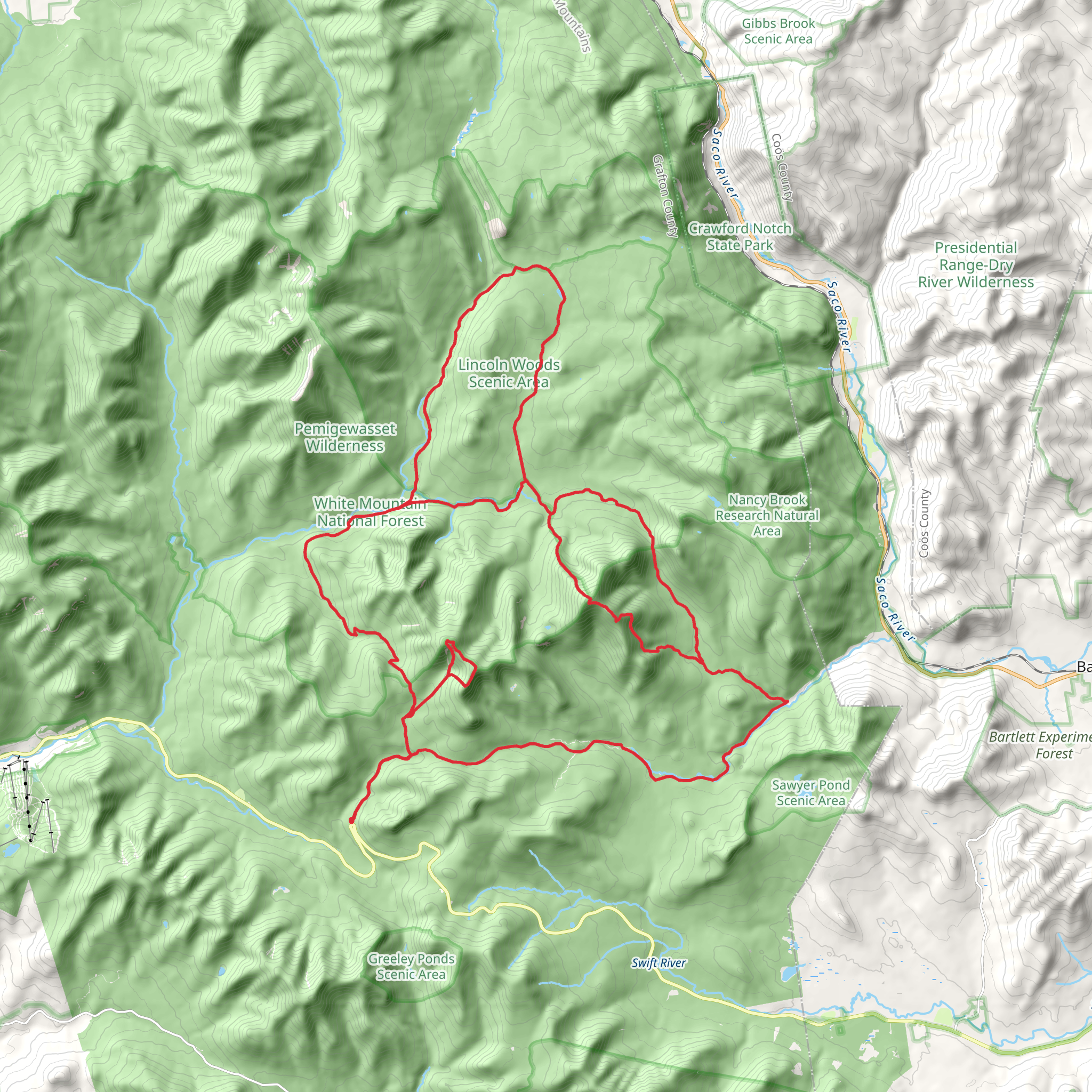 Desolation Loop mobile static map