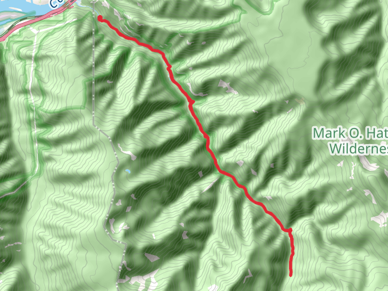 Eagle Creek Trail Out and Back