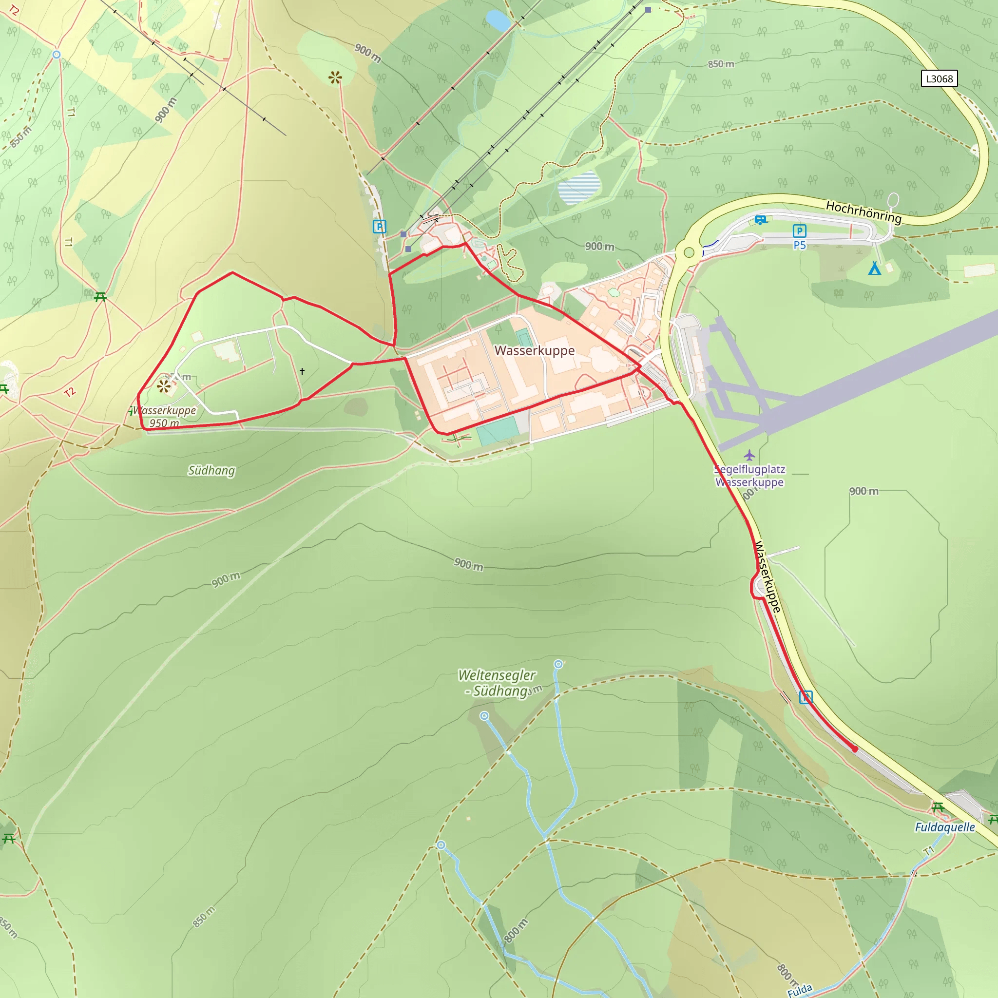 Ortesweg Loop mobile static map