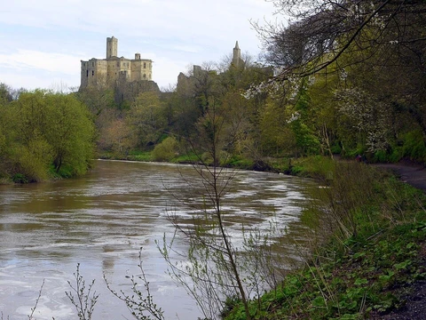 An image depicting the trail Warkworth to Alnmouth and its surrounding area.