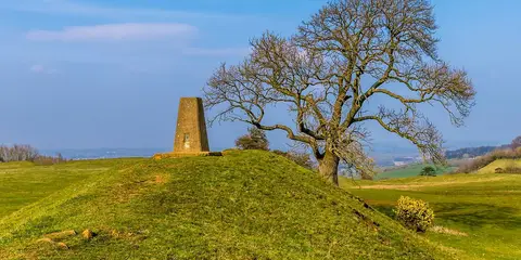 An image depicting the trail Burrough Hill and Little Dalby and its surrounding area.