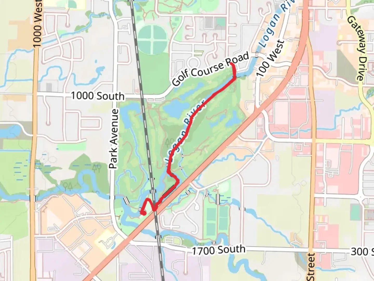 An image depicting the trail Logan River Trail and its surrounding area.