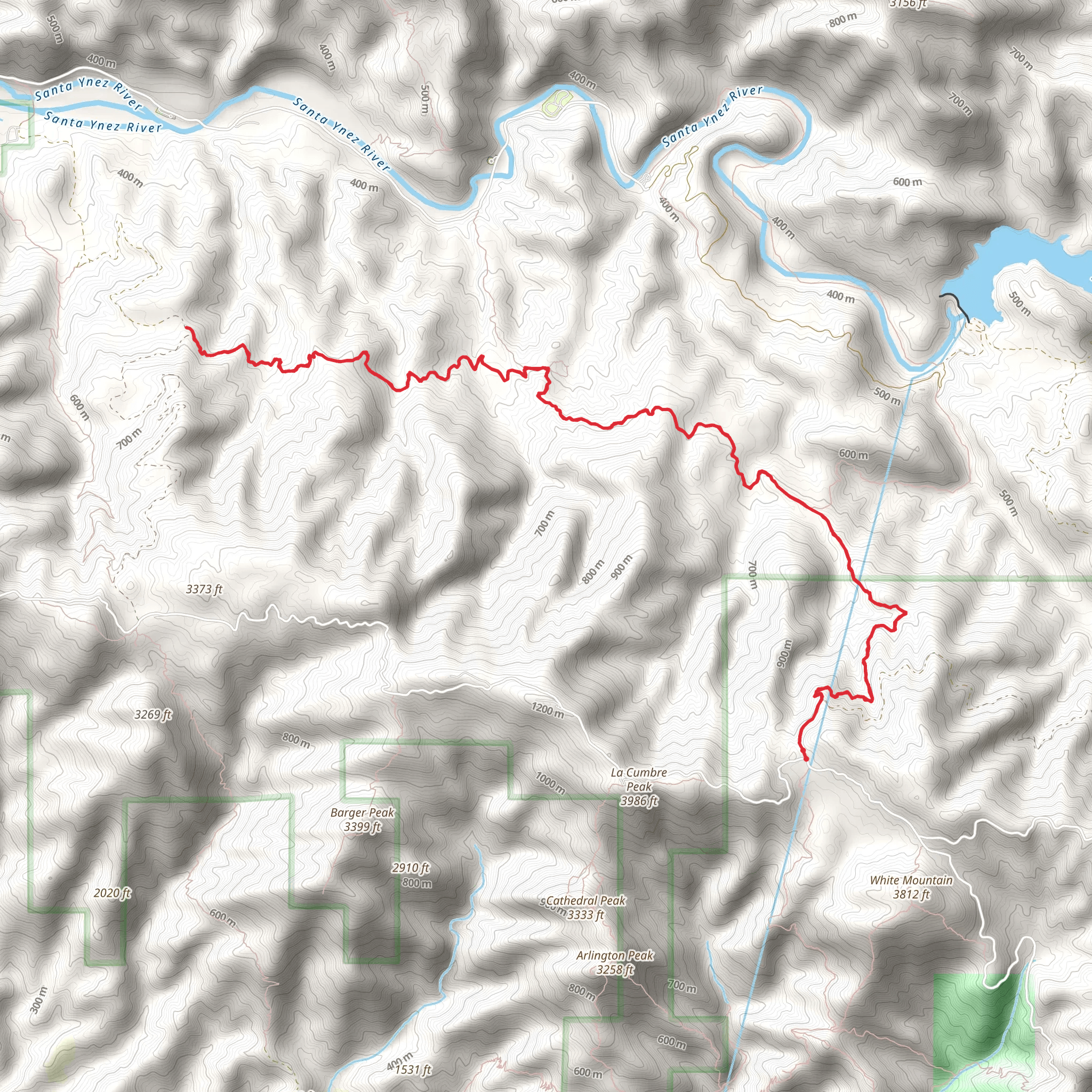 Matias Trail mobile static map