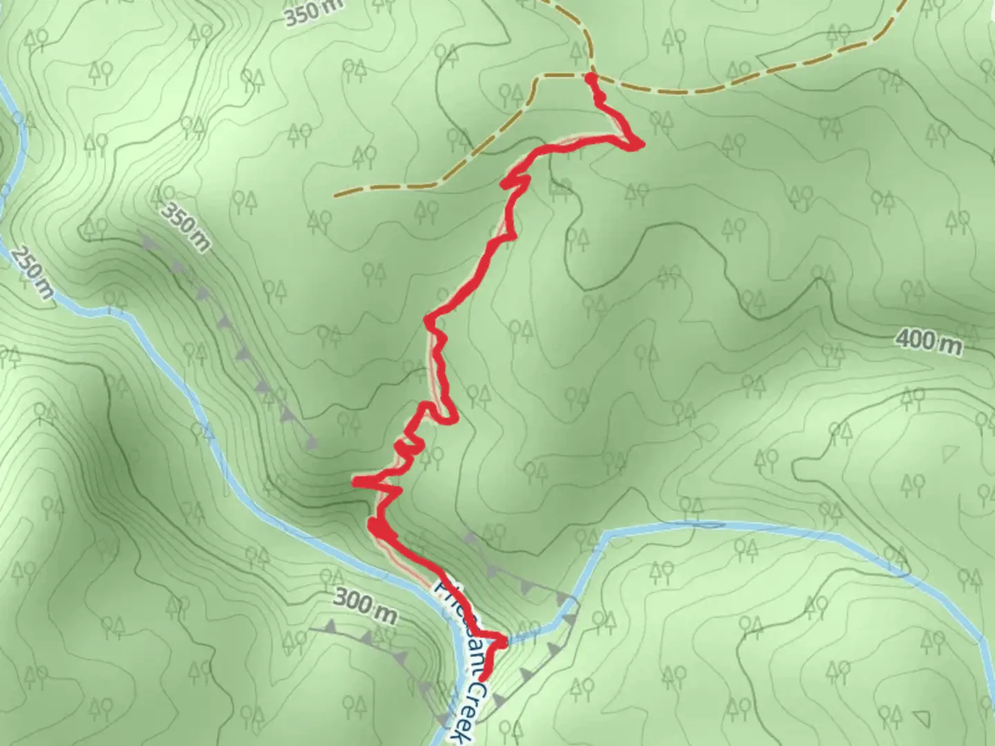An image depicting the trail Niagra Falls Trail and its surrounding area.