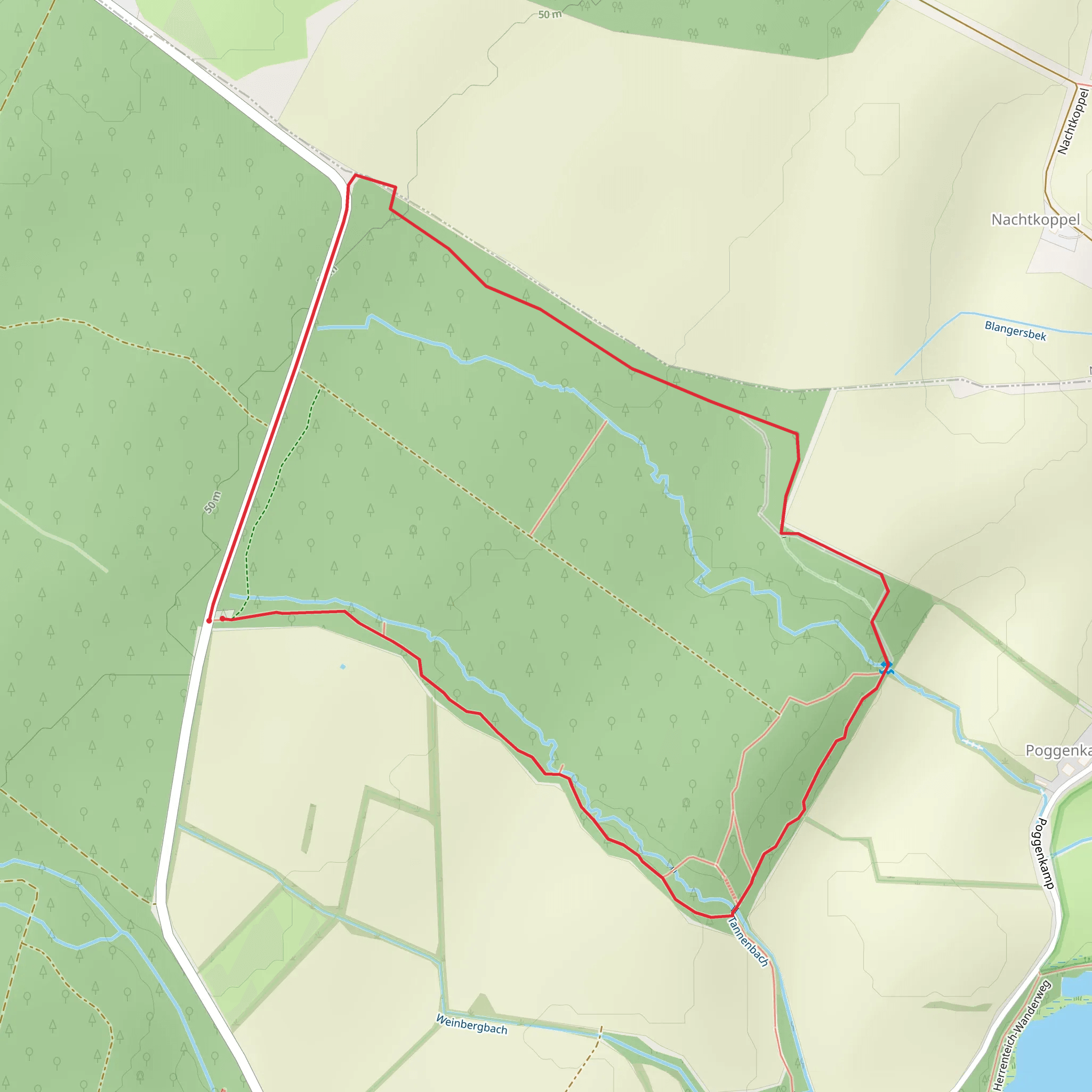 Tannenbach Loop mobile static map