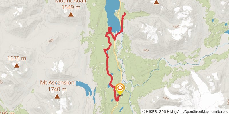 Bear Lake Trail - IDHT spur 2 Map