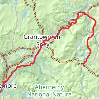 Speyside Way and Cairngorms 5-Day Challenging Tour (Hillwalk Tours) mobile static map