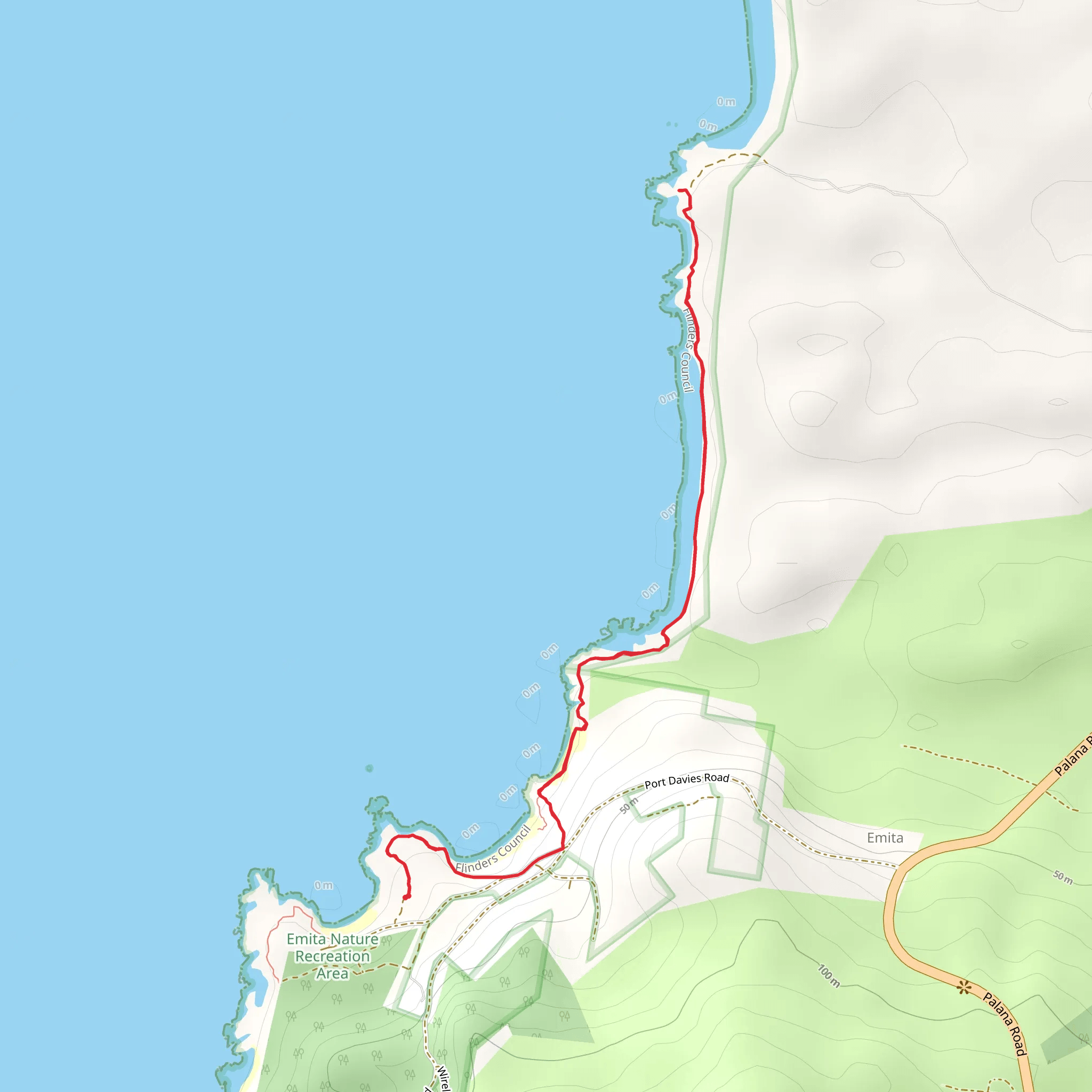 Castle Rock Track mobile static map