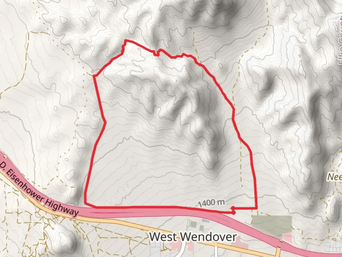 An image depicting the trail EL 59 Loop and its surrounding area.